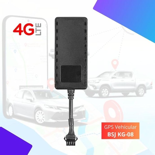 ¡Nuevo! GPS Tracker vehícular BSJ KG-08 (2G/4G LTE)